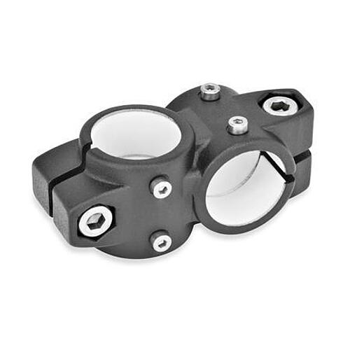 Ganter 132.2-B30-B30-2-SW VERFAHRSCHLITTEN KREUZFORM - GN 132-2 Verfahrschlitten fuer Lineareinheiten - Aluminium-Abbildung