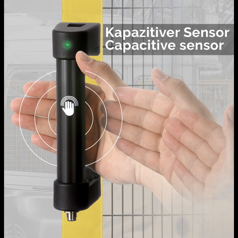 Leschhorn FG16-19O.150.84 kapazitiver Funktionsgriffe mit 1 Sensor (Öffner) und LED-Anzeige A 150 - LE FG16-19 kapazitiver Funktionsgriffe