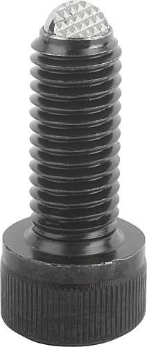 Norelem 07100-31025 KUGELDRUCKSCHRAUBE FORM F, MIT KOPF, D1=M10, L2=25 - Norelem 07100-F Kugeldruckschrauben mit Kopf Form F