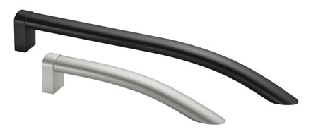 Leschhorn BG-35.A600.11   Bogengriffe mit geraden Griffschenkel A 600,  natur eloxiert - Griff aus Einzelelementen, komplett montiert - Leschhorn BG-35 Bogengriffe mit geraden Griffschenkel