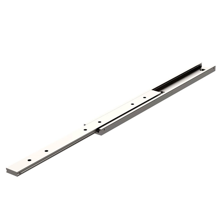 Leschhorn HPD 4016-020-ST Zweiwege Auszug Hochpräzise Schwerlast Teleskopschienen C- Form, Teilauszug in beiden Richtungen (Ohne Durchlaufsperre), Profil 40x16; L= 200, Gewinde= M8, Lastwert 220kg,  Stahl C45E+C (1.1191) verzinkt - LE HPD4016 Zweiwege Teilauszug C- Form Hochpraezise Schwerlast Teleskopschienen 20 - 280 Kg-Abb2