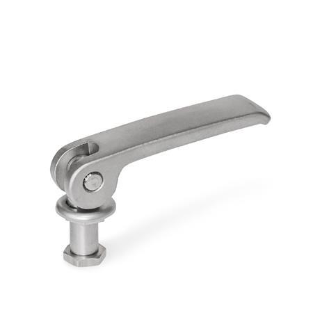 Ganter 187.6-40-E Rastgelenksets für Edelstahl Rastköpfe GN 187.5 - GN-187.6-Rastgelenksets-fuer-Rastkoepfe-GN-187.5-mit-Exzenterspanner