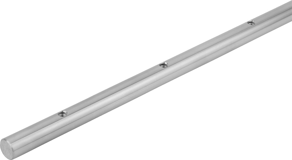 Norelem 21590-320500X0600 Edelstahl PRÄZISIONSFÜHRUNGSWELLE geschliffen, D=20, MIT BEFESTIGUNGSBOHRUNG, L=600 - 21590-320500X0600 Edelstahl PRAEZISIONSFUEHRUNGSWELLE geschliffen-D 20-MIT BEFESTIGUNGSBOHRUNG-L 600