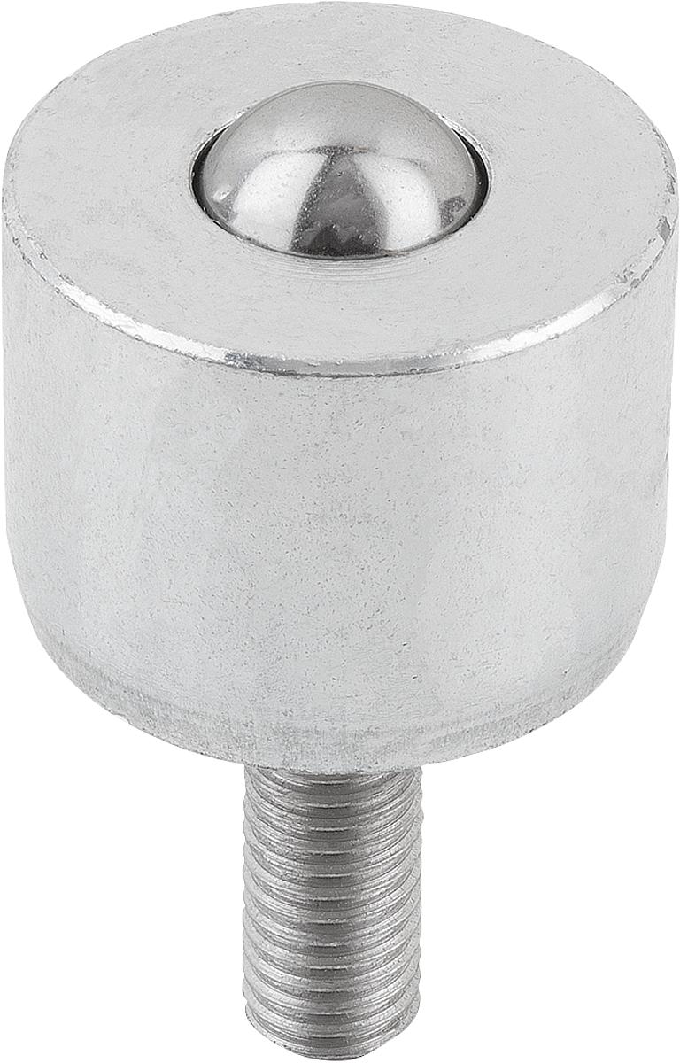 Norelem 95180-1106 KUGELROLLE MINI D2=M06X15, FORM:A ,STAHL, KOMP:STAHL - 95180-1106 KUGELROLLE MINI D2 M06X15 - FORM A  - STAHL - KOMP STAHL