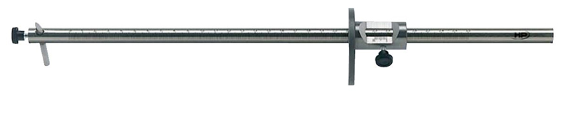 Helios Preisser 0320 001 Streichmaß mit runder Messstange, ungehärtete Anschlagplatte, 300 mm Messbereich - Helios Preisser 0320 Streichmaß mit runder Messstange