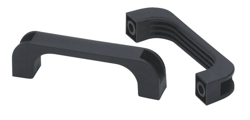 Leschhorn B224 Bügelgriffe  l 120; L 140; Bohrung d1 8,5; Kunststoff PA, schwarz - Boteco B224 Buegelgriffe