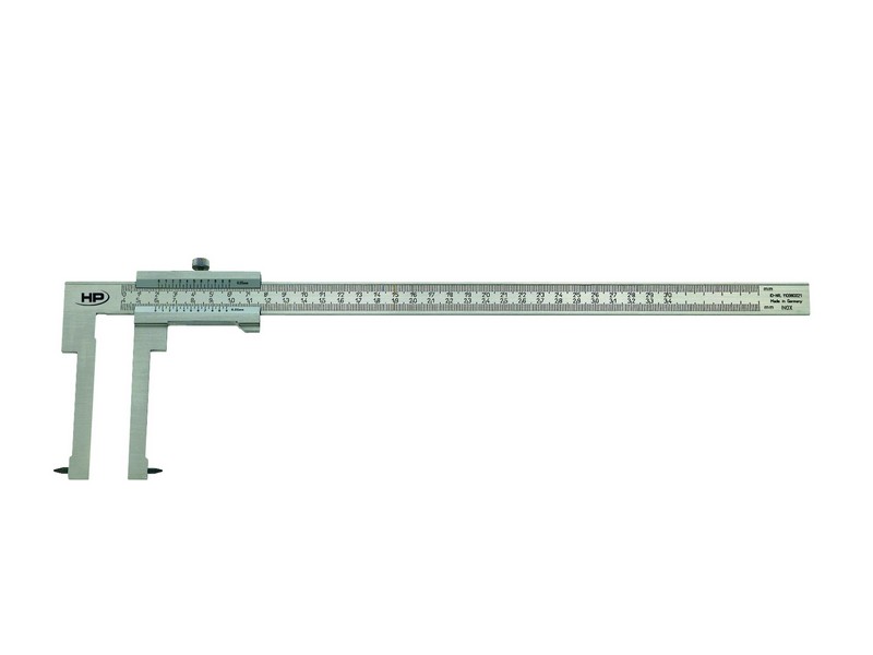 Helios Preisser, 0252 201 Bremstrommelmesschieber 40-300 mm Messbereich, 90 mm Schnabellänge - Bremstrommelmessschieber