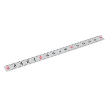 Ganter 711-KUS-100-S-M KUNSTSTOFF MASSSTAB - GN-711-Massstaebe-Kunststoff-Edelstahl