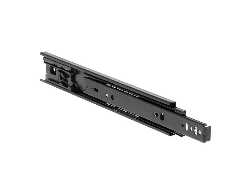 Accuride DB3832-0030TR Teleskopschienen 100% Vollauszug, 12,7x45,7, SL 300,TR 305, 42kg, schwarz verzinkt, Touch release - Accuride DB3832TR Teleskopschienen mit Touch release -Druckoefffnung- - schwarz - - Vollauszug - 12 7