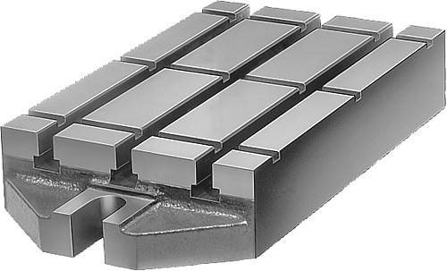 Norelem 01040-01 GRUNDPLATTE GG, MIT T NUTEN, L=280, B=16,5, S=50 - Norelem 01040 Grundplatten mit T Nuten Grauguss