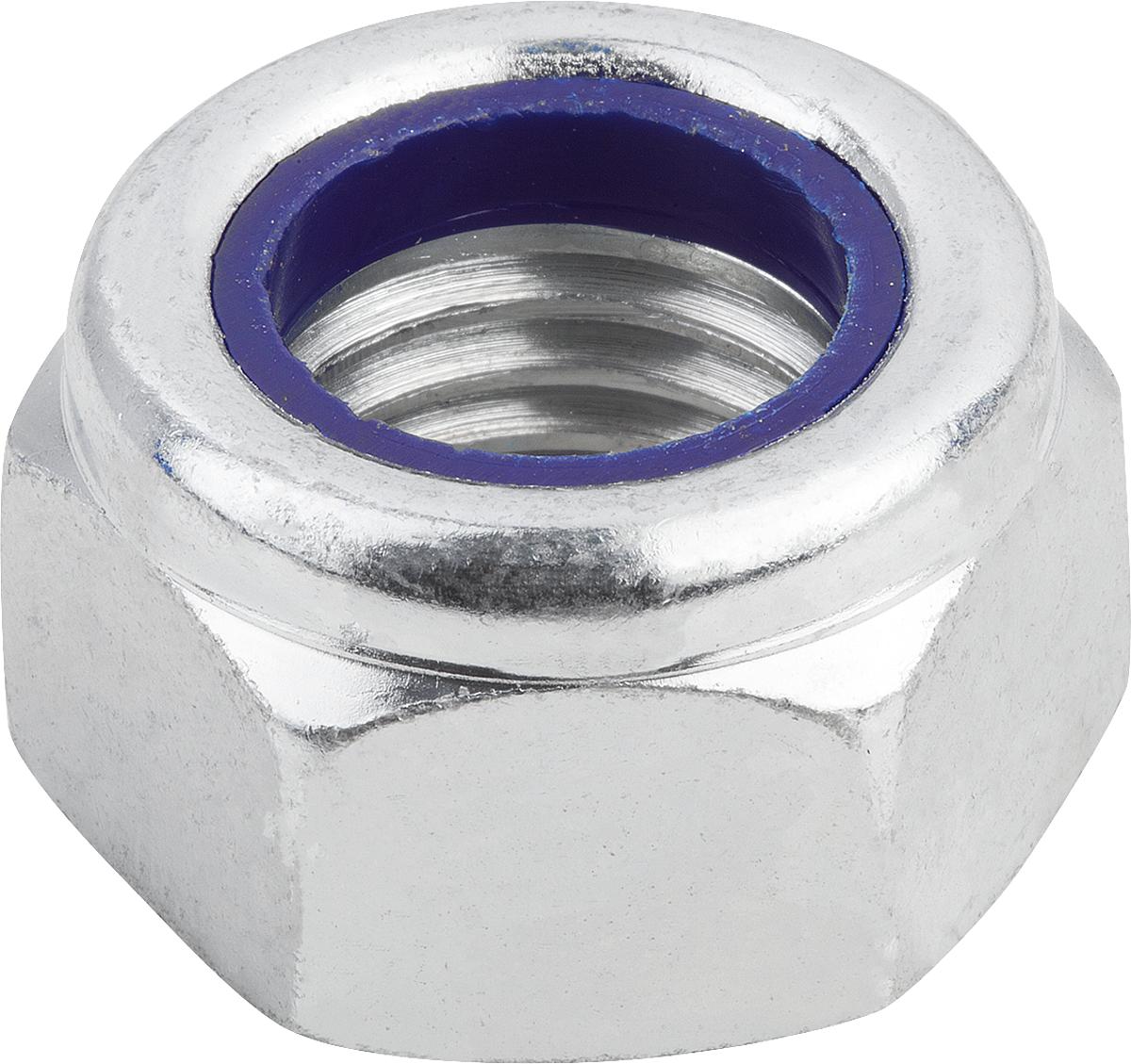 Norelem 07214-314 SECHSKANTMUTTER MIT KLEMMSTÜCK, NIEDRIGE FORM DIN985, M14, SW=22, STAHL 10 GALVANISCH VERZINKT, KOMP:POLYAMID - 07214-314 SECHSKANTMUTTER-KLEMMSTUECK-NIEDRIGE FORM DIN985-M14-SW 22-STAHL 10-KOMP POLYAMID