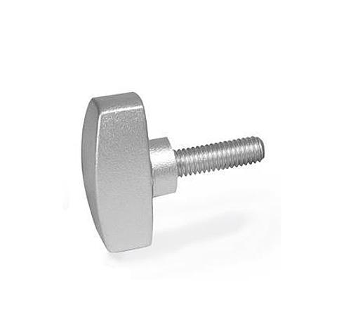 Ganter 433-NI-34-M8-16-MT Edelstahl-Flügelschrauben, matt gestrahlt - GN 433 Edelstahl Fluegelschrauben-Abbildung