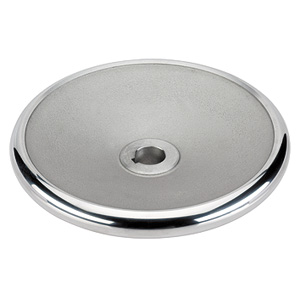 Halder 24570.0120 Scheibenhandrad DIN 3670 Ø 160 x Ø 14, ohne Stahlbuchse, Form B, ohne Nut, d2 klein - Scheibenhandraeder Scheibenhandrad DIN 3670 - Durchmesser 100 x Durchmesser 12 - ohne Stahlbuchse - Form B