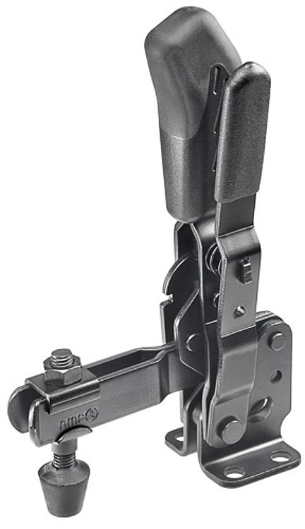 AMF 6800BS-2 Senkrechtspanner mit Sicherheitsverriegelung, schwarz, Größe : 2, F1: 1,0 kN, F2: 1,2 kN - LE 6800BS Senkrechtspanner mit Sicherheitsverriegelung - schwarz-Abbildung