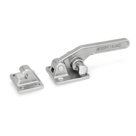 Ganter 852-1700-T2S-NI Edelstahl Verschlussspanner, schwere Ausführung - GN-852-Edelstahl-Verschlussspanner-schwere-Ausfuehrung