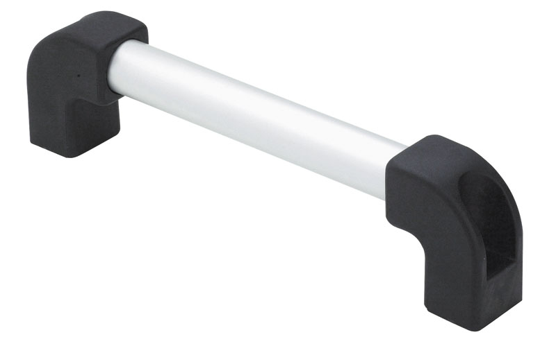 Leschhorn B330 Rohrgriffe  L 524;  l 500; d 30; Bohrung d1 10,5 natur eloxiert - Boteco B330 Rohrgriffe