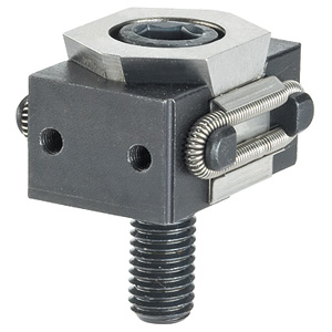 Halder 23250.0162 Keil-Spannsegment M 12, Einfachkeil Spannbacke mit Anschraubgewinde - Keil-Spannsegment - M 12 - Einfachkeil - Spannbacke geriffelt Einfachkeil - Spannbacke geriffelt