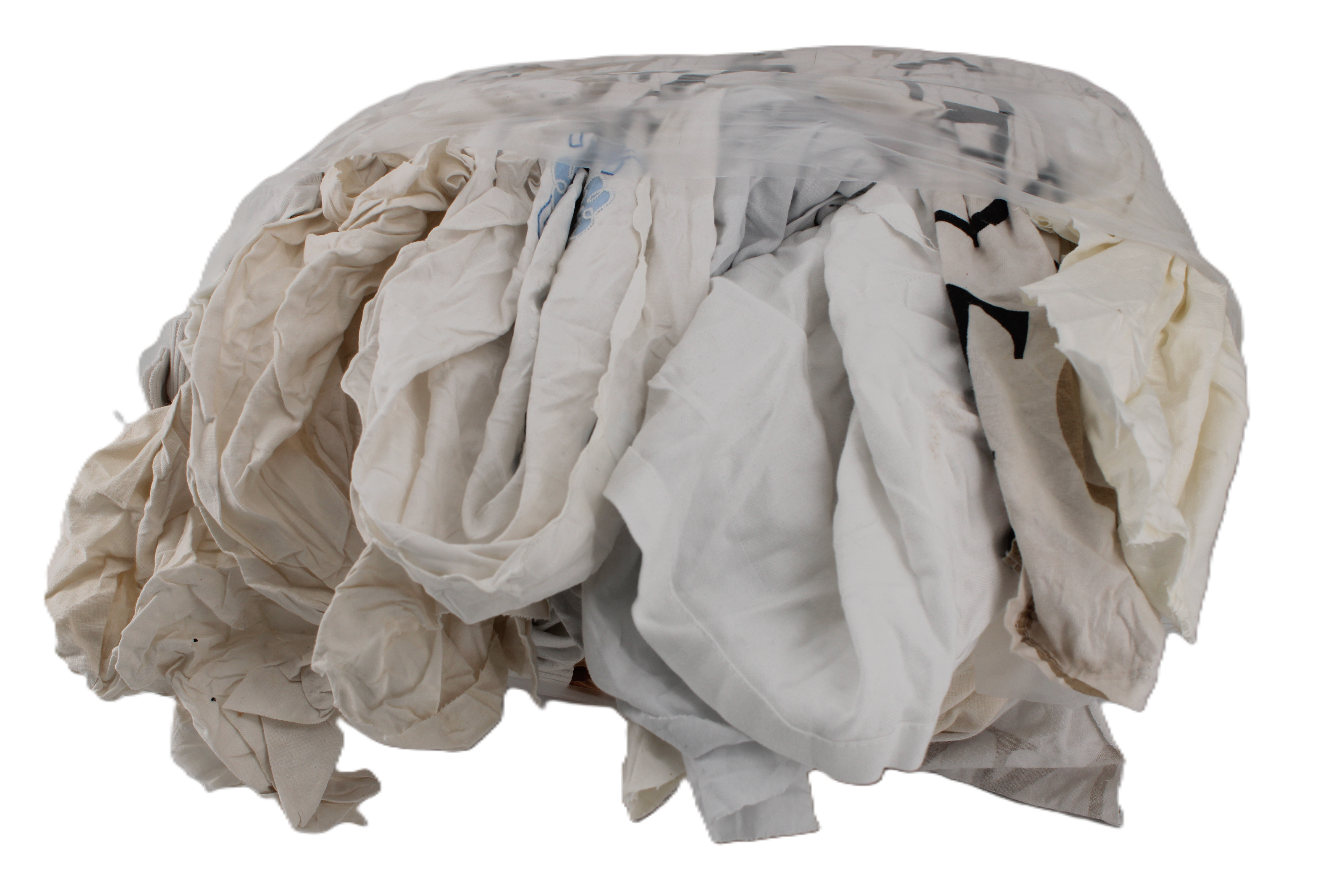 Leschhorn 61650-WEISS-MIX-10KG-COD.12 Einweg Industrieputzlappen aus Baumwolltuch 1 VPE= 10 kg DIN 61650 - 61650-WEISS-MIX-10KG-COD.12 Einweg Industrieputzlappen aus Baumwolltuch