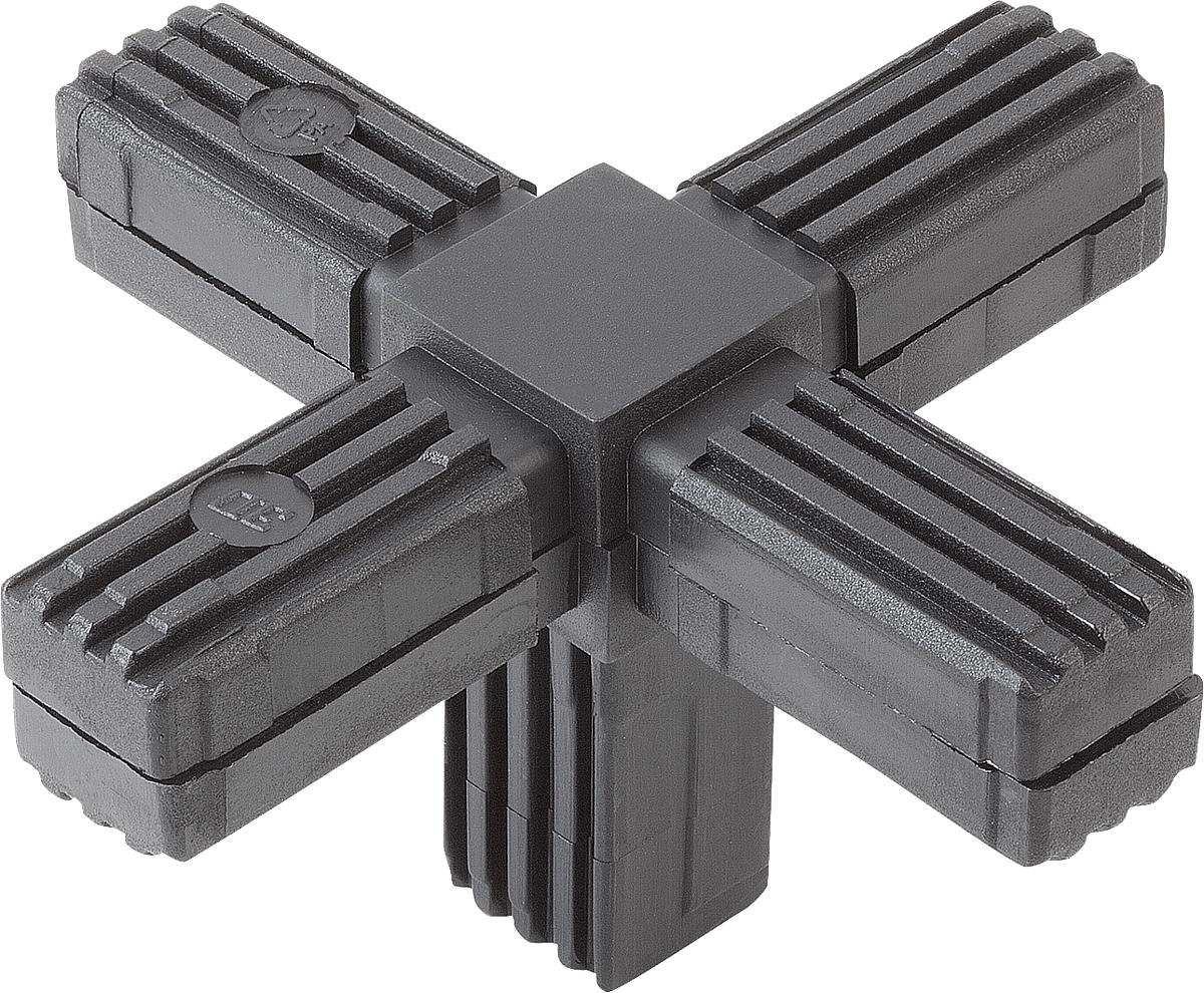 Kipp K0621.1251512 STECKVERBINDER, KREUZ MIT ABGANG - K0621-1251512 STECKVERBINDER - KREUZ MIT ABGANG