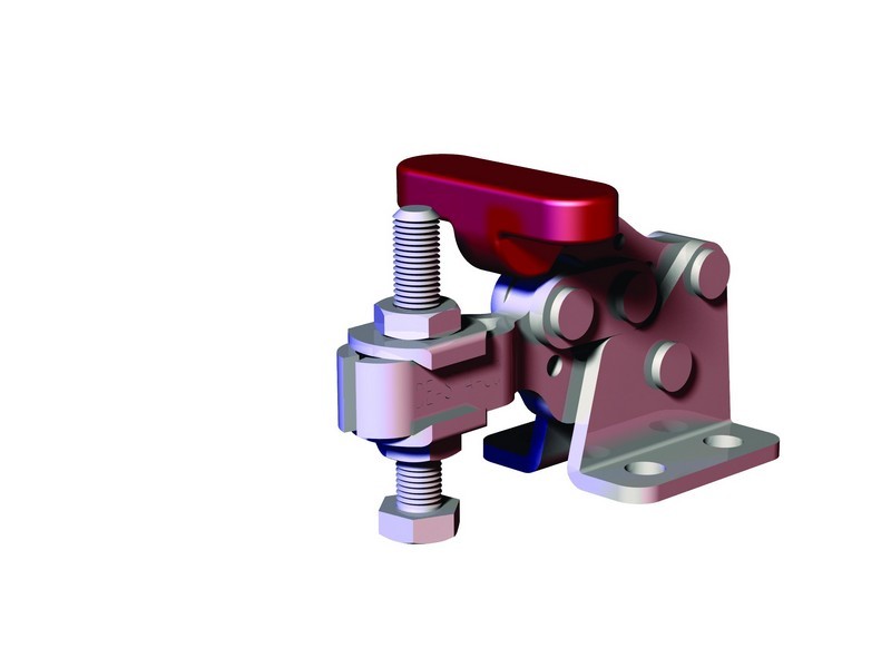 DESTACO 305-U Horizontalspanner Haltekraft 650N, Öffnungswinkel 90° - 305-USS Horizontalspanner - U- Spannarm - Fuss abgewinkelt - Edelstahlausfuehrung