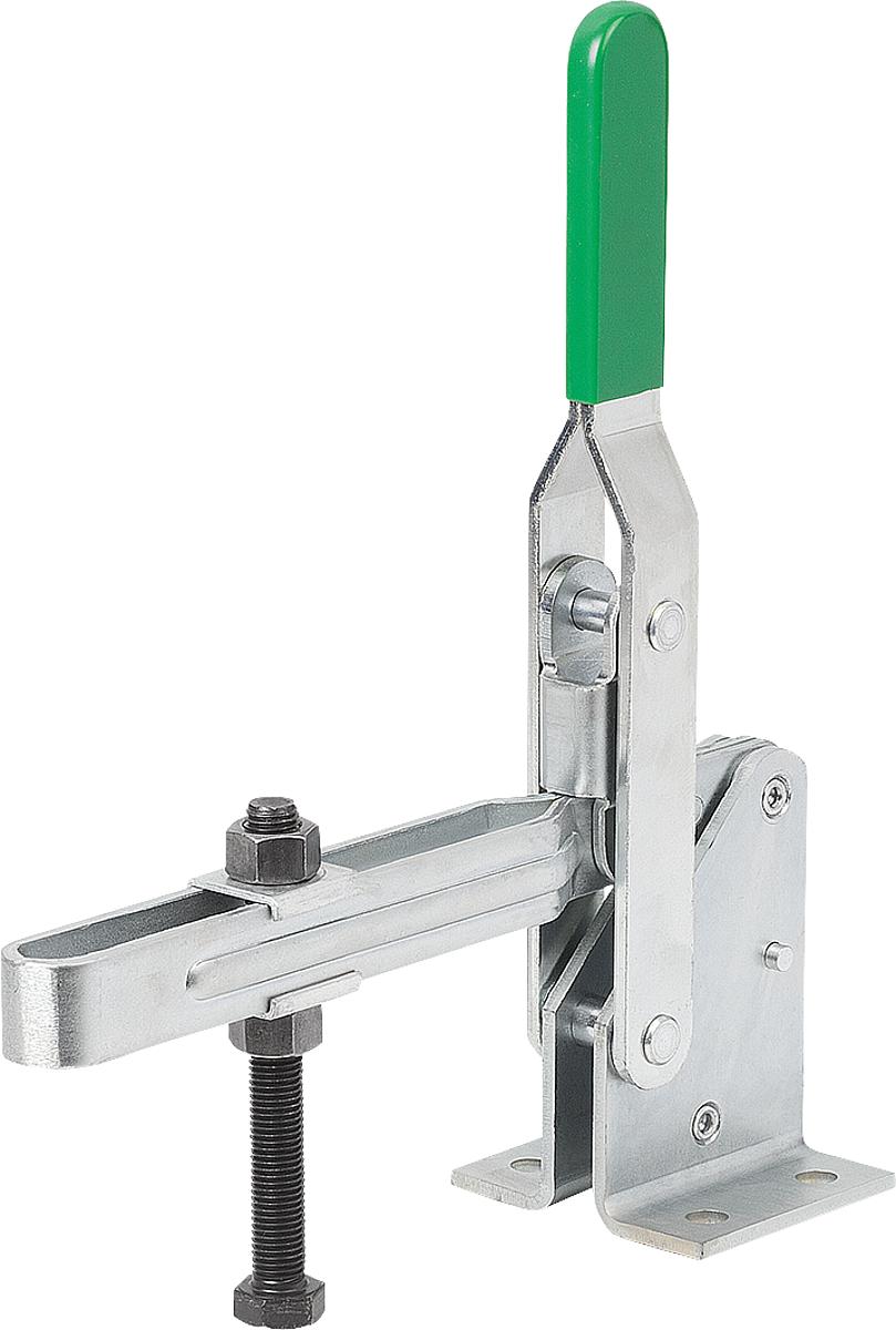 Norelem 05020-14 SCHNELLSPANNER VERTIKAL, MIT WAAGRECHTEM FUSS, GROSSE AUSFÜHRUNG - 05020-14 SCHNELLSPANNER VERTIKAL - MIT WAAGRECHTEM FUSS - GROSSE AUSFUEHRUNG