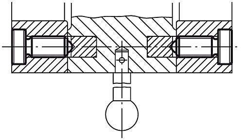 Norelem 03073-06 FEDERNDES DRUCKSTÜCK  M6, MIT KOPF, INNENSECHSKANT UND KUGEL - Norelem 03073 Federnde Druckstuecke mit Kopf