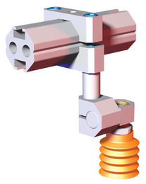 DESTACO CPI-300-30B50-MSA Schwenkarme, Rohrdurchmesser 30 mm, Länge 82,6 mm, Apple Core 12,7 mm, Max.statische Belastung 102 Nm, Material Aluminum - LE70000 CPI-MSA Schwenkarm BodyBuilder