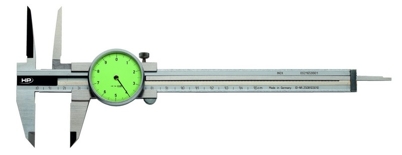 Helios Preisser, 0216 521  Uhrmessschieber  Kreuzspitze 40 mm - Uhrmessschier mit Kreuzspitze