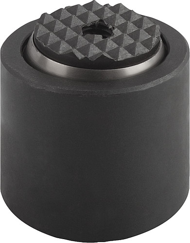 Kipp K0285.317X022 PENDELAUFLAGE FORM F MIT O RING, D1=17, L1=22 - KIPP K0285-F Pendelauflagen mit O Ring und auswechselbaren Einsaetzen - Form F
