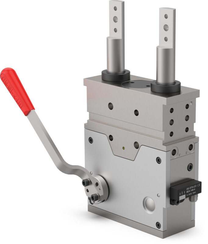 DESTACO 85D5-2C40000004 Doppelter Schubstangenspanner - DESTACO 85D5-2 H0 Doppelter Schubstangenspanner mit Handhebel-Abbildung