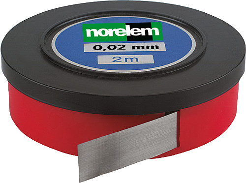 Norelem 96382-0005 PRÄZISION LEHRENBAND, DICKE 0,0005 - Norelem 96382 Praezisions Lehrenbaender