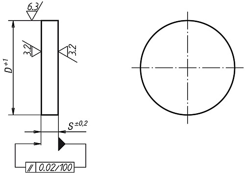 Norelem 01280-03X25 RUNDE SCHEIBE STAHL, D=220, S=25 - Norelem 01280 Runde Scheiben Stahl