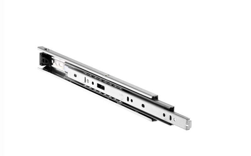 Accuride DZ3732-0050 Teleskopschienen 100% Vollauszug, 12,7x37, SL 500,TR 508, 40kg, hell verzinkt - 3732 Accuride Teleskopschiene