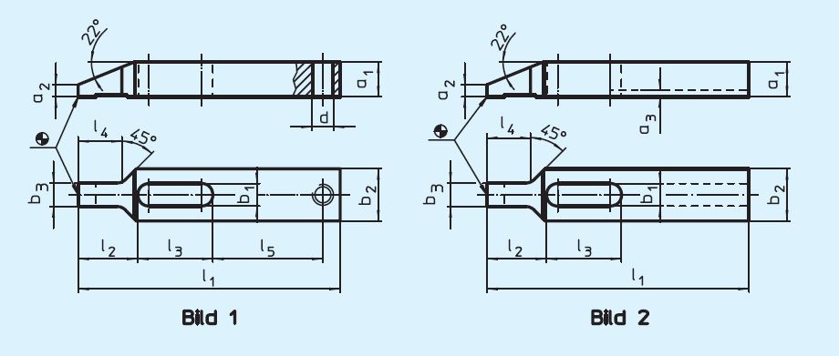 Halder 23180.0213 Spanneisen mit Nase  13,0 x 150 mit Nut - EH 23180 Spanneisen mit Nase