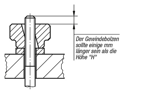 Kipp K0139.05 SCHNELLSPANN RÄNDELMUTTER  M5, - KIPP K0139 Schnellspann Raendelmuttern
