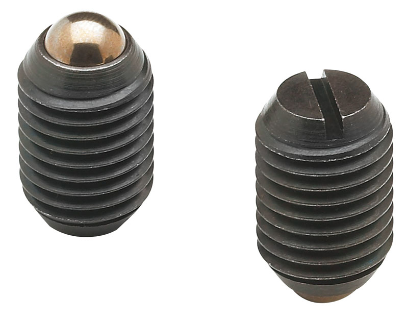 Leschhorn W831 Federnde Druckstücke aus Stahl s 3; H 12; d1 M05; - Boteco W831 Federnde Druckstuecke aus Stahl