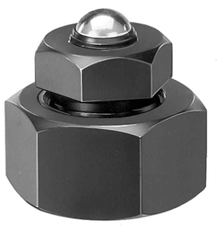 AMF 6420 Richtschraubbock mit drehbarer Kugel, Größe : 70, F max.: 30 kN, H min.: 56, H max.: 70 - LE 6420 Richtschraubbock mit drehbarer Kugel-Abbildung