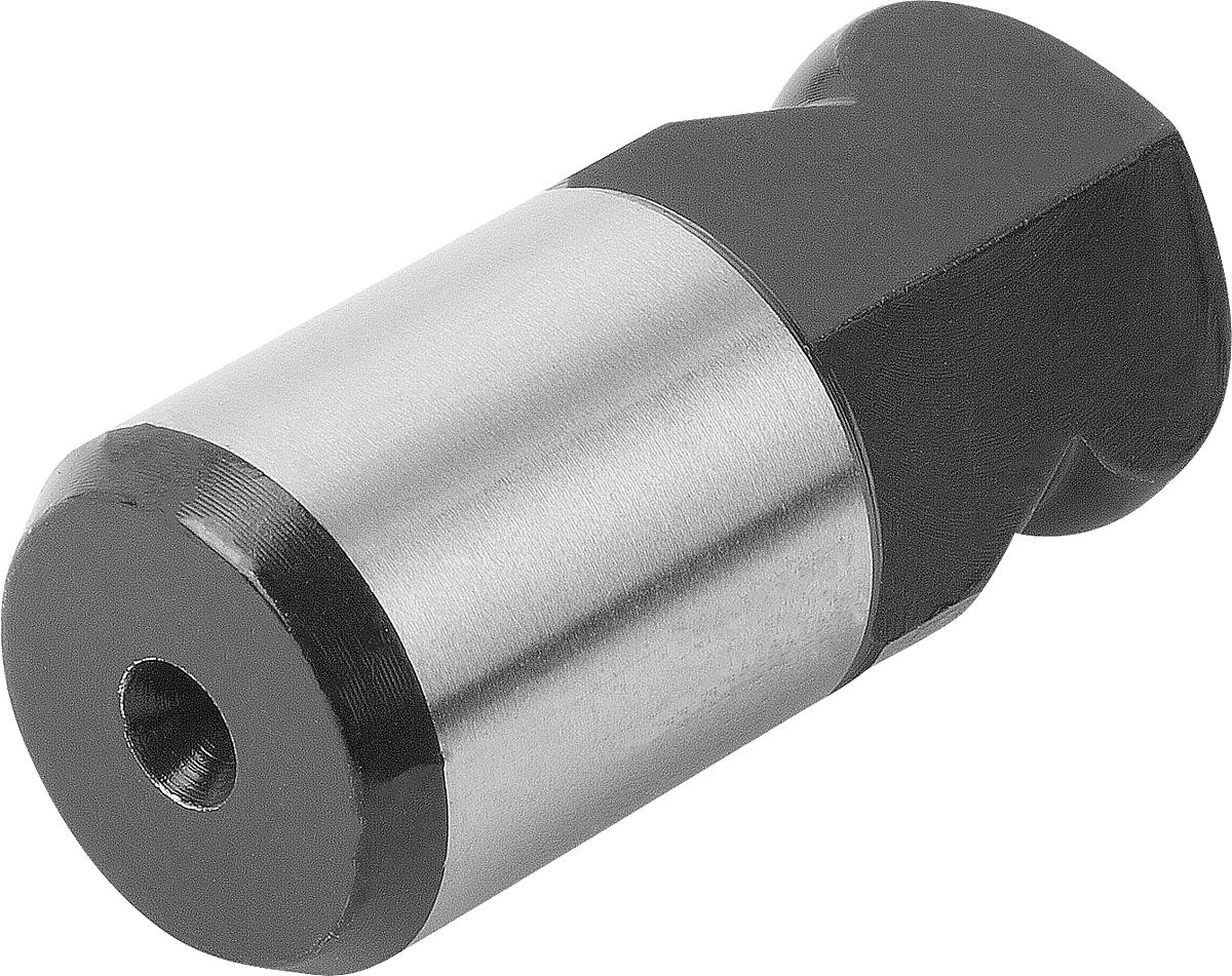 Norelem 03107-402 AUFNAHMEBOLZEN A=40 FORM C, MIT KUGELANSATZ ABGEFLACHT - 03107-402 AUFNAHMEBOLZEN A 40 FORM C - MIT KUGELANSATZ ABGEFLACHT