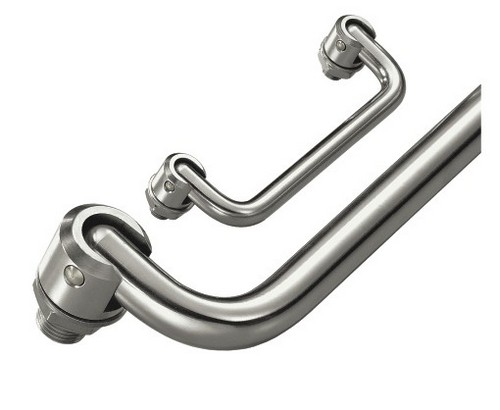 Leschhorn EK-20-600-33 Edelstahl Klappgriffe A 600,  mattglänzend gebürstet - Leschhorn EK Edelstahl Klappgriffe