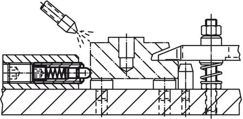 Halder 22060.0452 Federndes Druckstück mit Innensechskant und Abdichtung M12, rostfreier Stahl, Standard-Federkraft - Federnde Druckstuecke Federndes Druckstueck mit Innensechskant und Abdichtung
