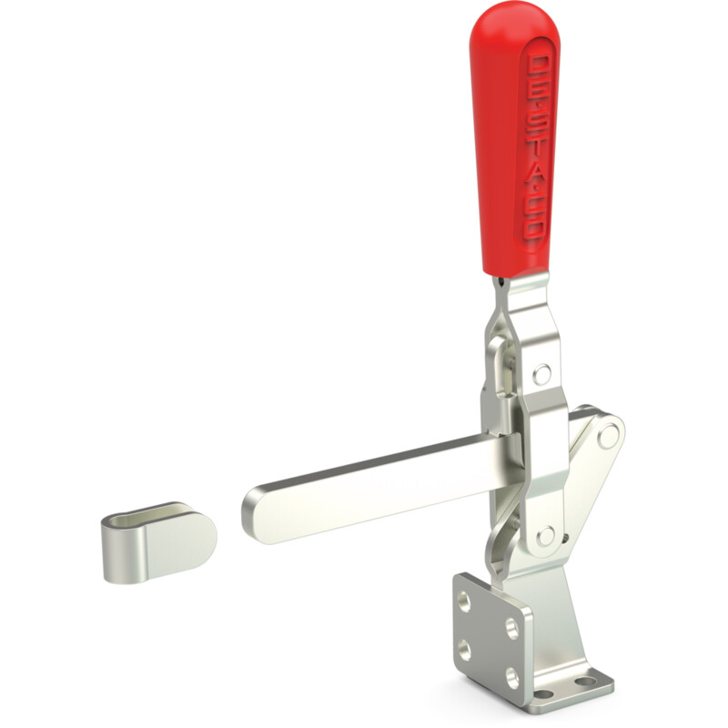 DESTACO 207-LBR Vertikal-Kniehebelspanner Haltekraft 1700 N - 2700 N, Öffnungswinkel 90° - 115° - DESTACO 207-SF Vertikalspanner - massiver Spannarm - zwei Montagemoeglichkeiten