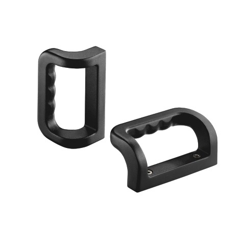 Leschhorn AK-01.F096.54   Aluminium Kokillengriffe frontseitiges Anschrauben,  schwarz pulverbeschichtet - Leschhorn AK-01 Robuste Aluminium Kokillengriffe