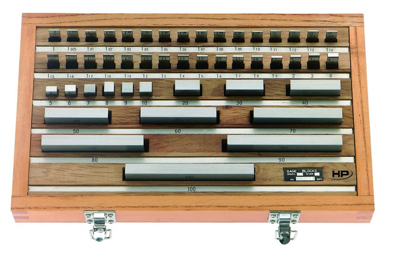Helios Preisser, 0634114  Parallel- Endmaß- Satz Hartmetall Toleranzklasse 1: Satz Teile 103, Nennmaße 1,005 - 100 mm, Stufung 0,01 - 25 - Helios Preisser 0634 Einstell- Lehrring