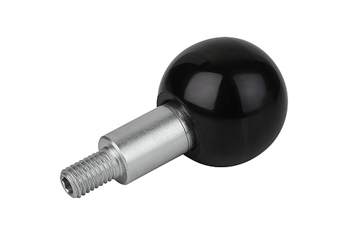 Kipp K0726.061 KUGELGRIFF DREHBAR M6, - KIPP K0726 Kugelgriffe drehbar