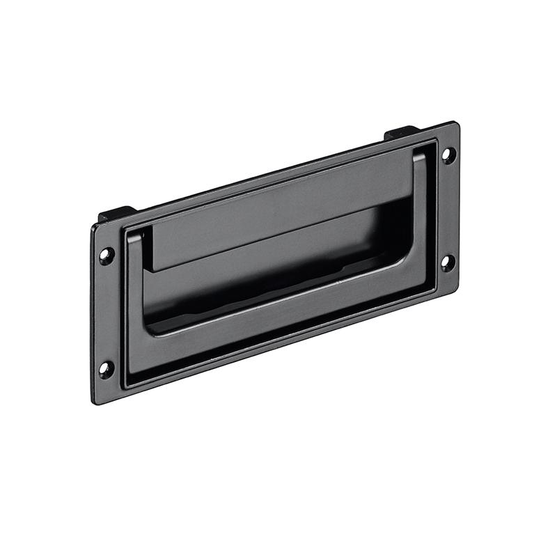 Leschhorn SK-50.S184.9005 Schalenklappgriffe Schnapprastung A 118,  schwarz pulverbeschichtet - SK-50.S184.9005 Schalenklappgriffe Schnapprastung A 118,  schwarz pulverbeschichtet
