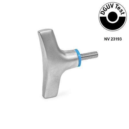 Ganter 8351-50-M5-20-MT-H Flügelschrauben, Hygienic Design - GN-8351-Fluegelschrauben-Edelstahl-Hygienic-Design-MT-mattiert-Ra-0-8-m-EPDM