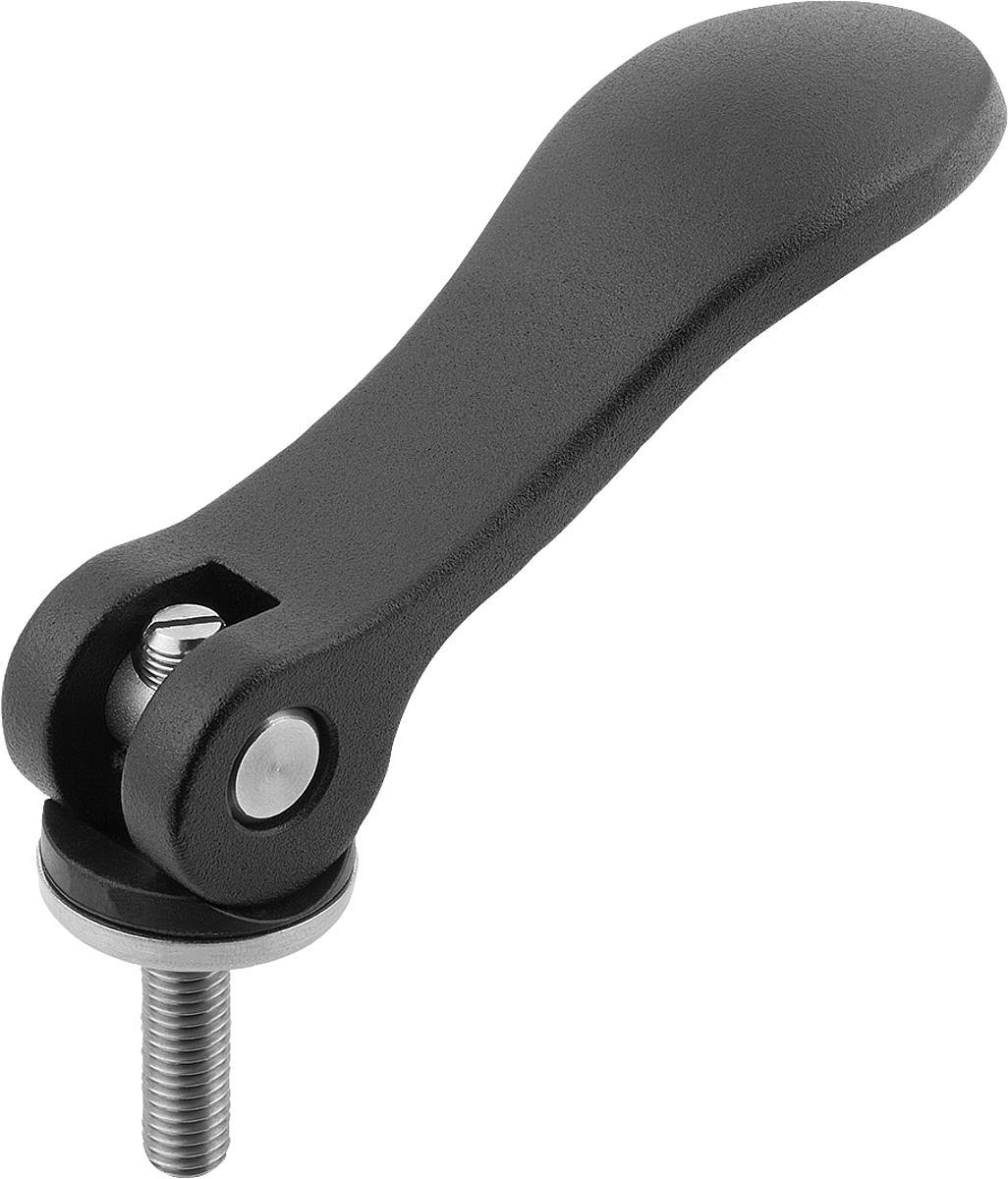 Kipp K0006.2511108X50 EXZENTERHEBEL GR.2 M8X50   EDELSTAHL, EINSTELLBAR - K0006-2511108X50 EXZENTERHEBEL GR 2 M8X50 EDELSTAHL - EINSTELLBAR