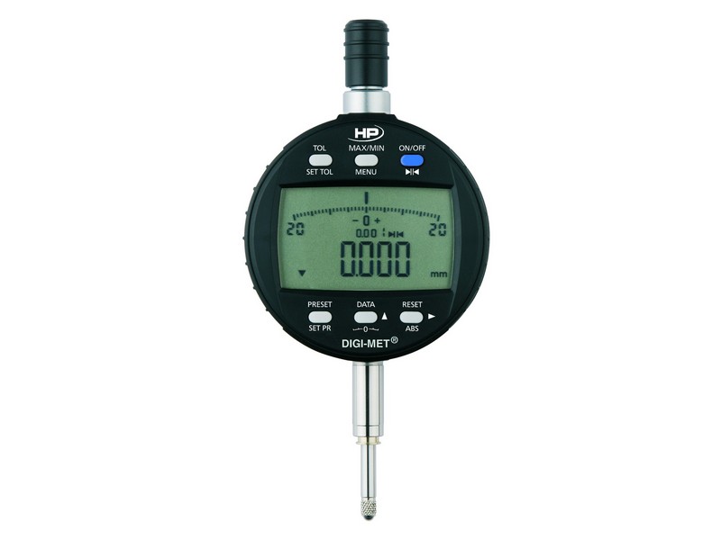 Helios Preisser 1734 502  DIGI-MET Messuhr  12,5 mm Messbereich, 0,001 mm Ablesung, 0,005 mm Genauigkeit - Helios Preisser 1734 DIGI-MET Messuhr