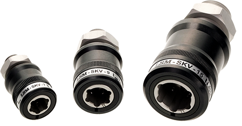LE71500 SKVEV07-1/2-A-AL Sicherheitskupplungs 3/2 Wege Ventil, 1/2"  Aussengewinde, Material: Alu - LE71500 SKVEV