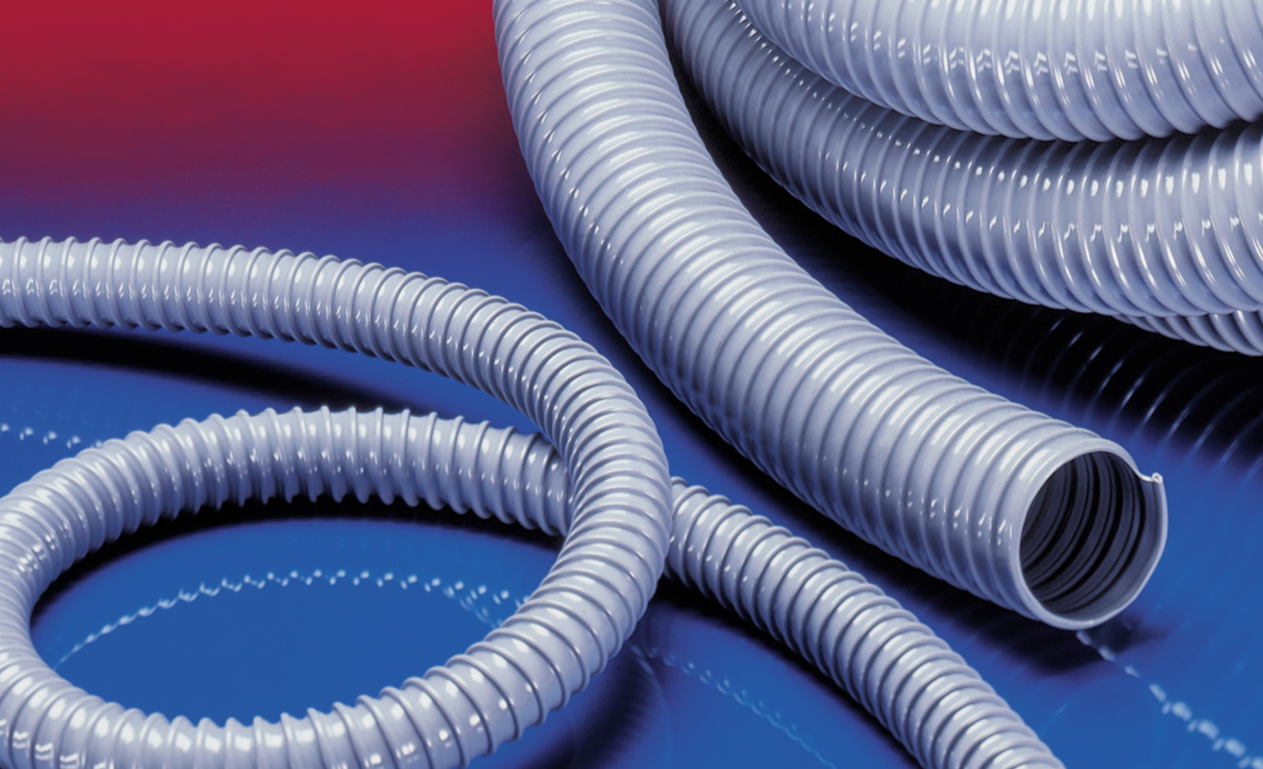 Norres 345-0020-0000-10 PVC-Schlauch, schwer, Innen-Ø 20 mm, Aussen-Ø 28 mm, Biegeradius 18 mm - Norres 345 - AIRDUC PVC 345 -HD-